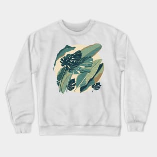 Tropical Plants Crewneck Sweatshirt